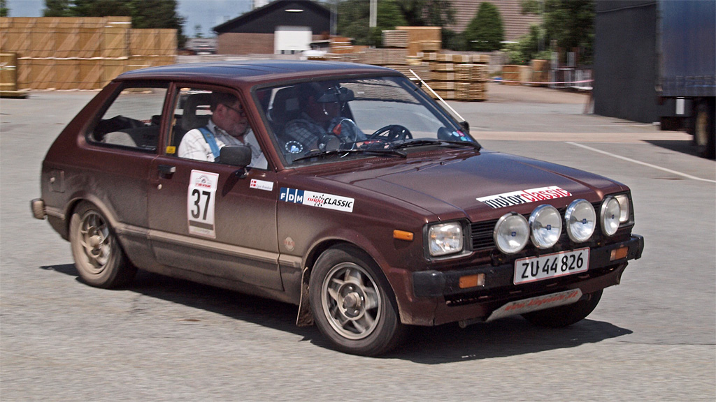 Brødrene: Poul og Egon Brøndum kørte forkert på den indlagte mini-rallyprøve, men vandt alligevel Expert-klassen
(Foto: Åge Keseler Kirketerp)